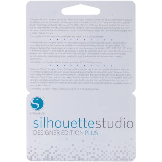 Silhouette&#xAE; Studio Designer Edition Software Card